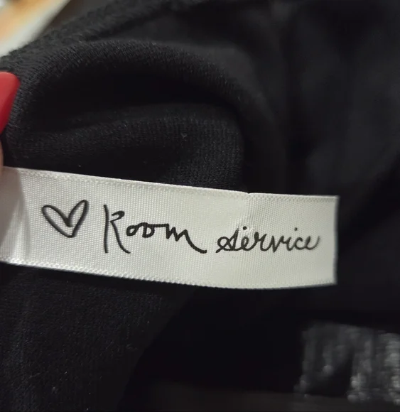 Room Service Black V-Neck Midi Dress - Picture 7 of 8